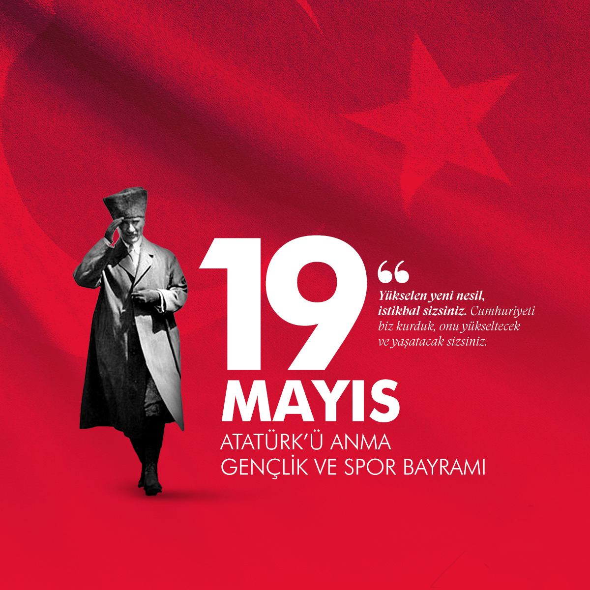 19 Mayıs Atatürk'ü Anma, Gençlik ve Spor Bayramı